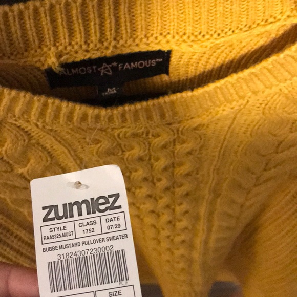 Mustard chunky sweater - Picture 2 of 2